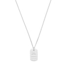Pattern Necklace In Silver