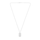 Pattern Necklace In Silver