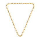 Rivet Chain Necklace In Gold
