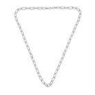 Rivet Chain Necklace In Silver