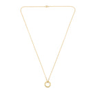 Ring Necklace In Gold