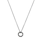 Ring Necklace In Oxide