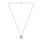Ring Necklace In Oxide