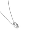Ring Necklace In Silver