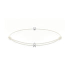 White Chance Bracelet In Silver