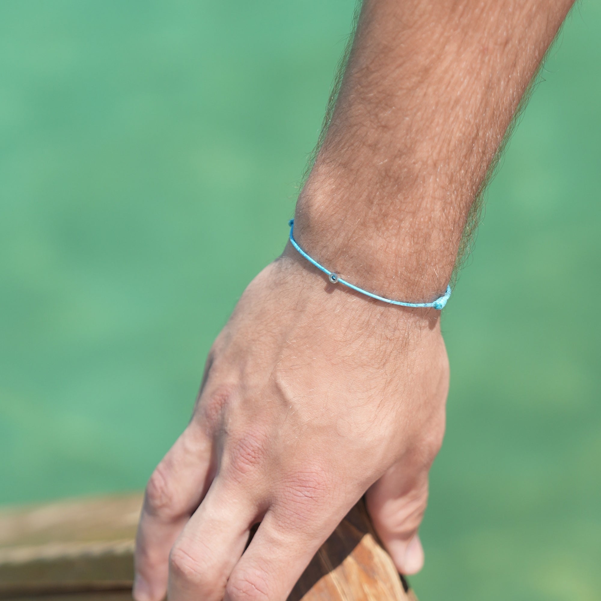 Blue Chance Bracelet In Silver