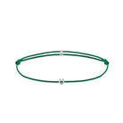 Green Chance Bracelet In Silver