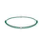 Green Chance Bracelet In Silver