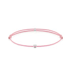 Pink Chance Bracelet In Silver