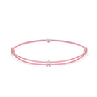 Pink Chance Bracelet In Silver