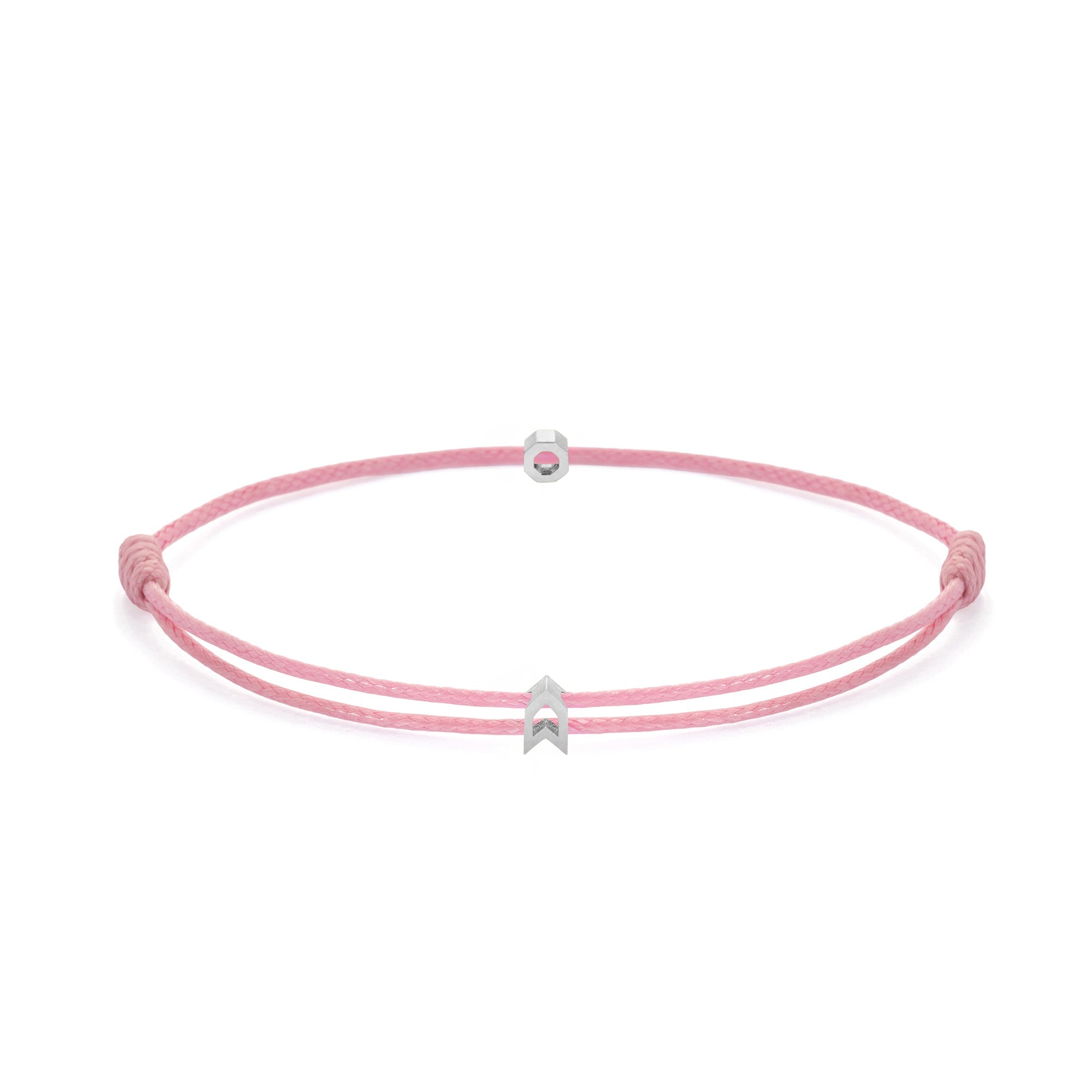 Pink Chance Bracelet In Silver