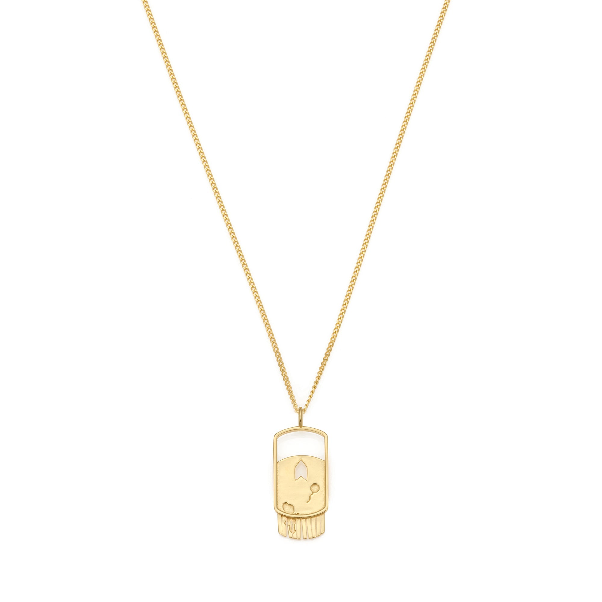 Show Necklace In Gold