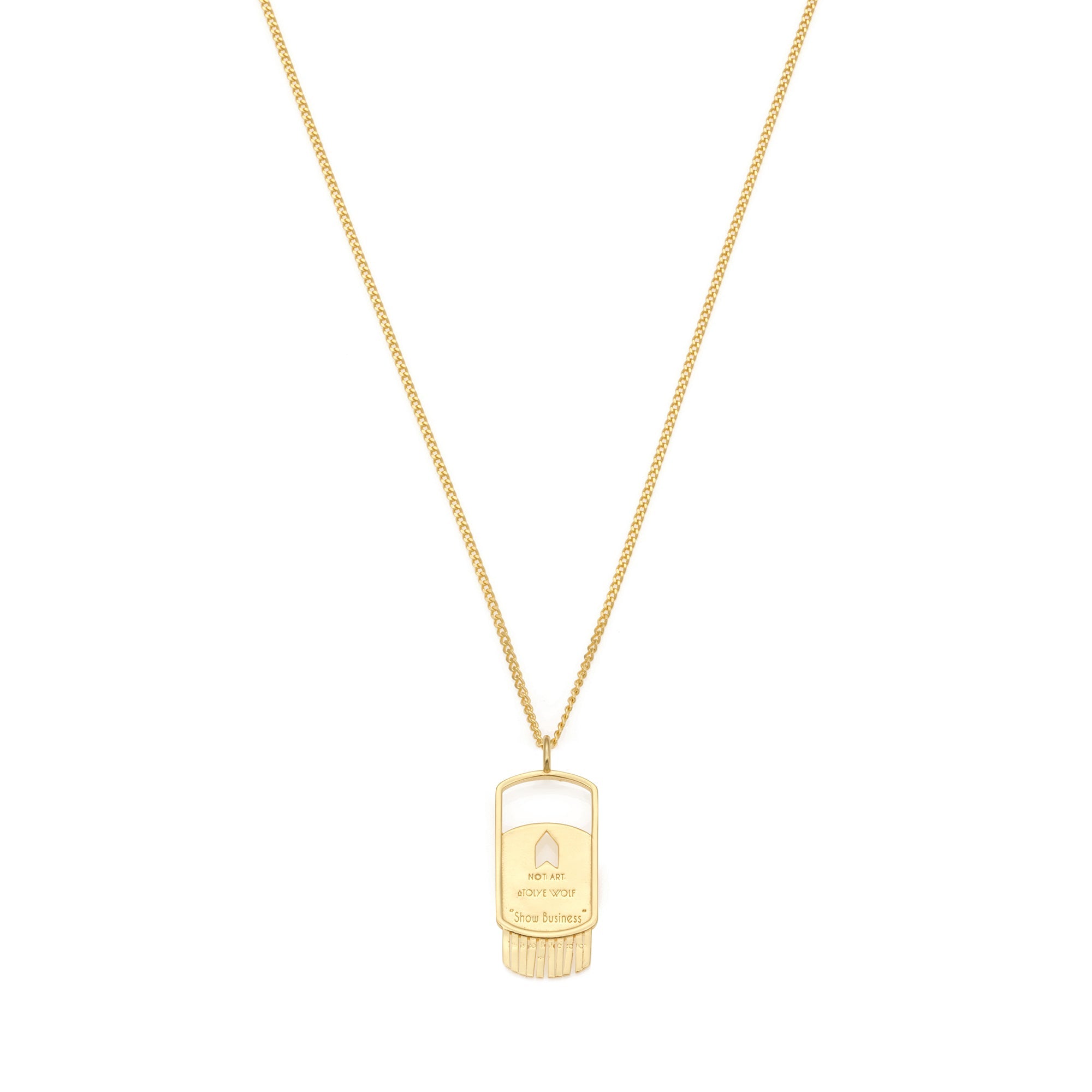 Show Necklace In Gold