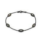 White Eye Bracelet In Oxide
