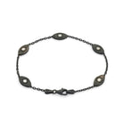 White Eye Bracelet In Oxide
