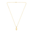 White Eye Necklace In Gold