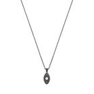 White Eye Necklace In Oxide