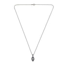 White Eye Necklace In Oxide