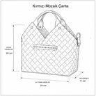Mozaik Çanta - Kırmızı