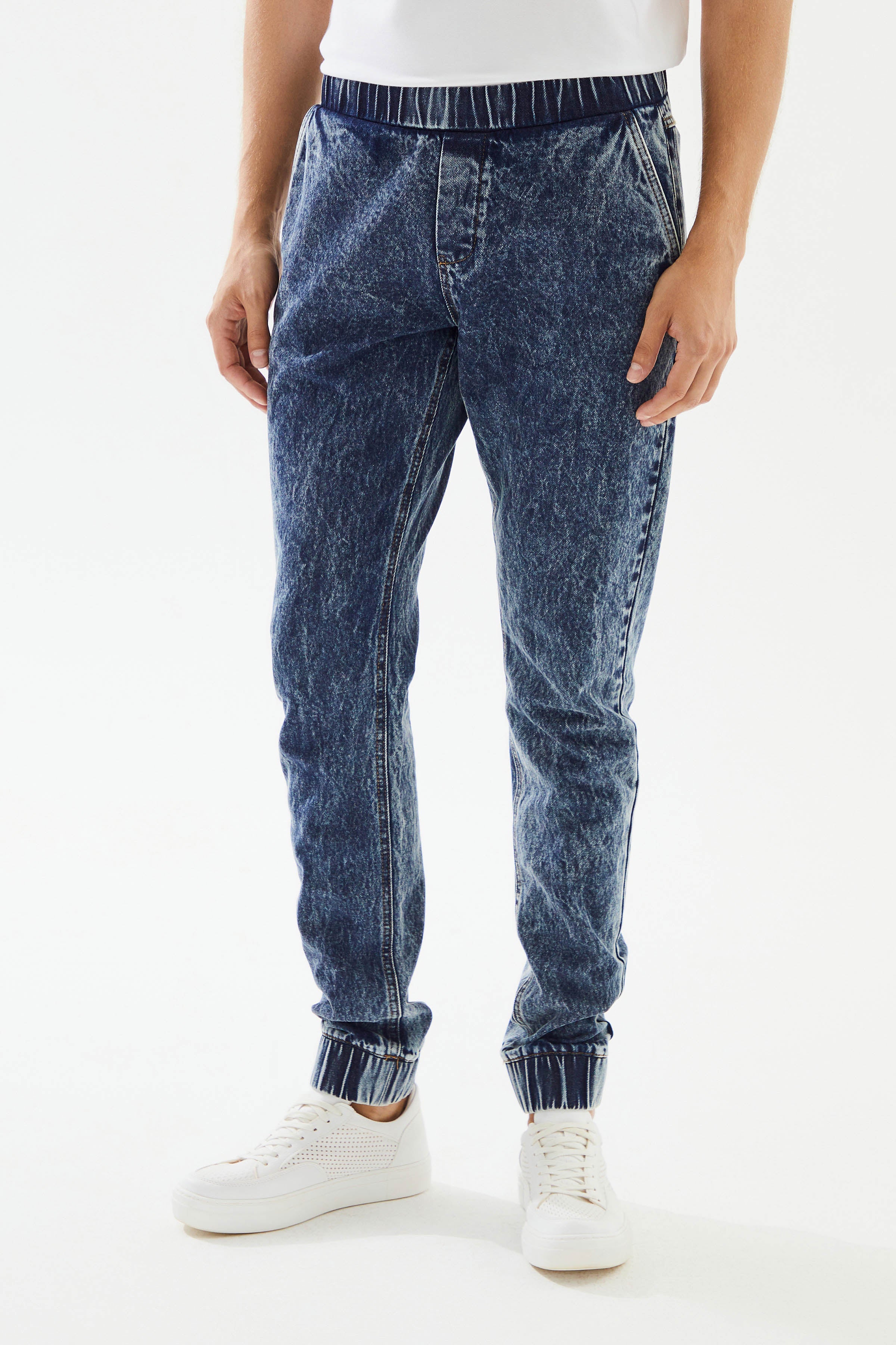 2be4A-Erkek Jogger Denim Pantolon-4-Milagron.com