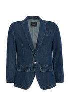 2be4A-Erkek Lacivert Blazer Denim Ceket-1-Milagron.com