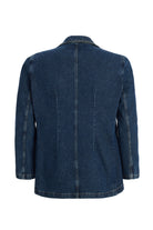 2be4A-Erkek Lacivert Blazer Denim Ceket-2-Milagron.com