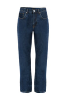 2be4A-Erkek Lacivert Straight Denim Pantolon-1-Milagron.com