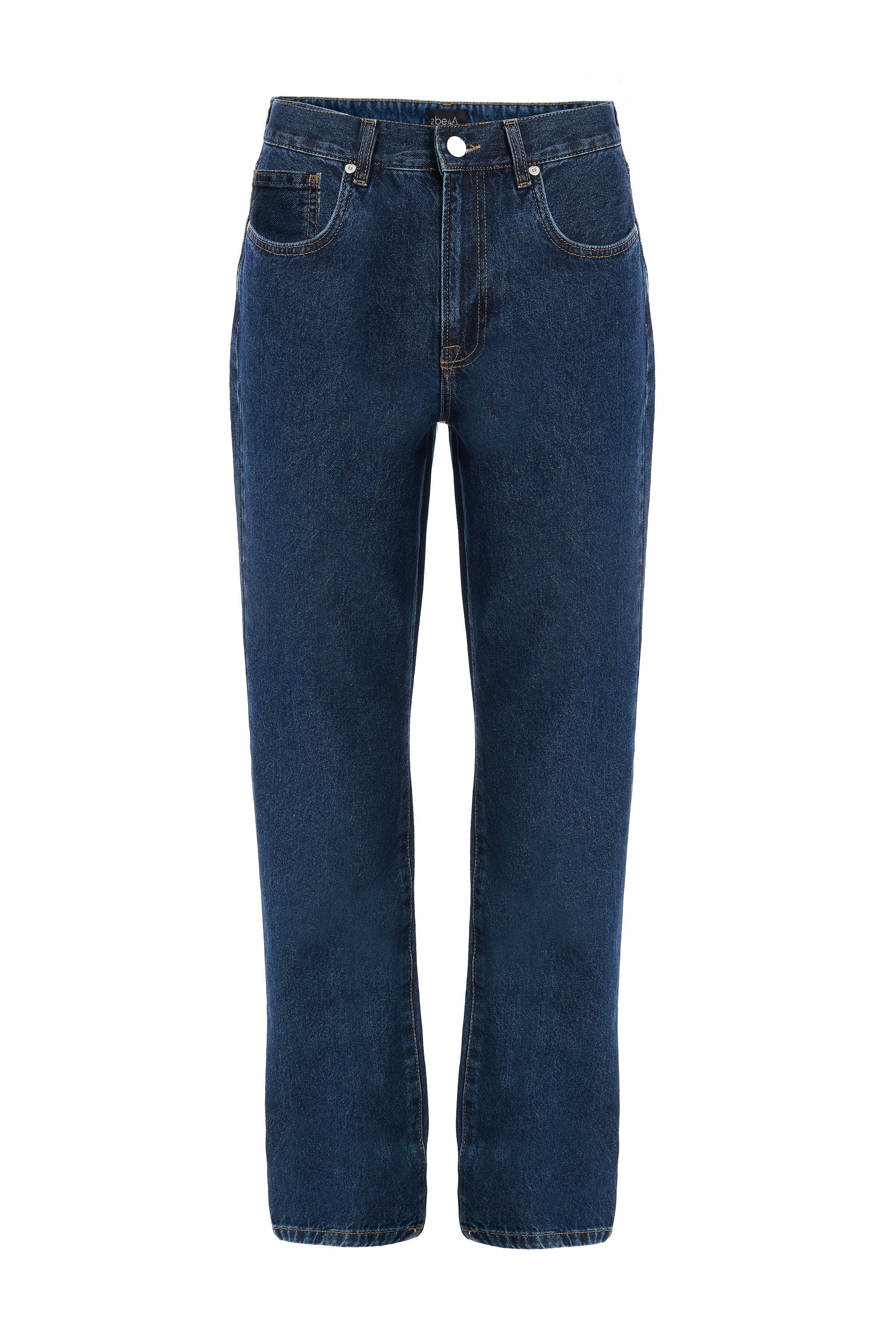 2be4A-Erkek Lacivert Straight Denim Pantolon-1-Milagron.com