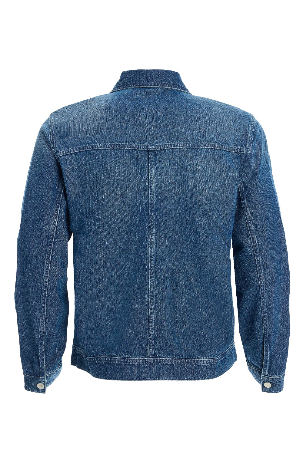 2be4A-Erkek örme Cepli Denim Ceket-2-Milagron.com