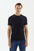 2be4A-Erkek Siyah T Shirt-3-Milagron.com