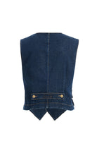 2be4A-Kadın Cep Detaylı Denim Yelek-Yelek-3-Milagron.com