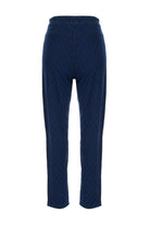 2be4A-Kadın Damalı Denim Pantolon-2-Milagron.com