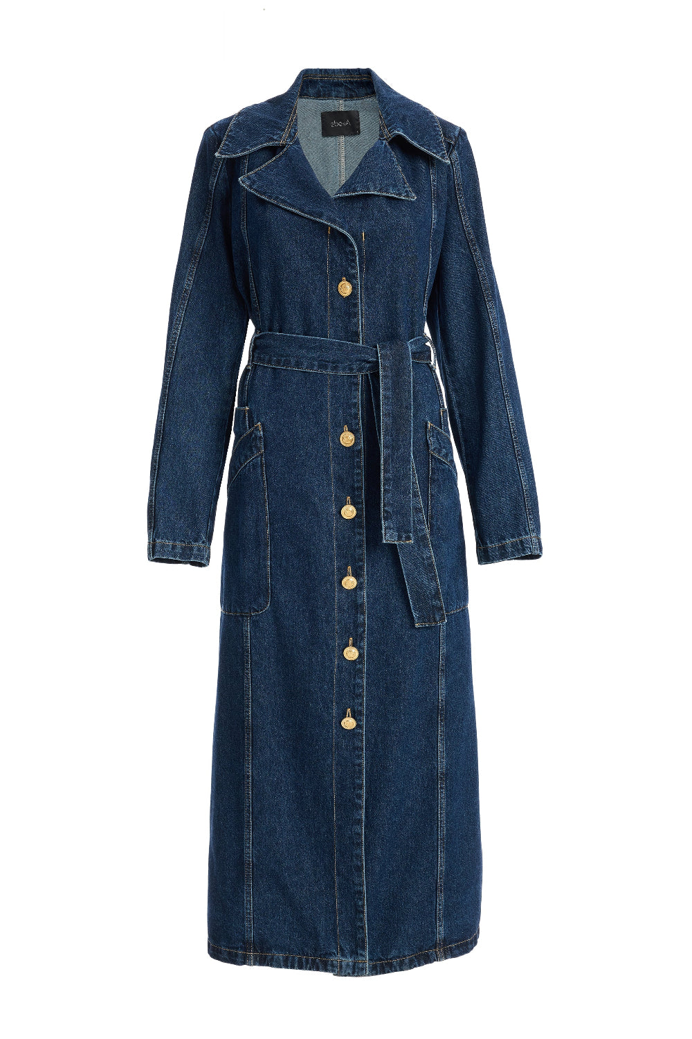 2be4A-Kadın Denim Trençkot-Trençkot-2-Milagron.com