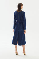 2be4A-Kadın Denim Trençkot-Trençkot-6-Milagron.com