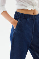 2be4A-Kadın Jogger Denim Pantolon-Kot Pantolon-4-Milagron.com