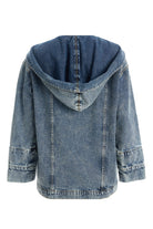 2be4A-Kadın Kapüşonlu Denim Ceket-2-Milagron.com