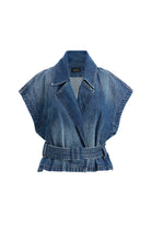 2be4A-Kadın Kemerli Denim Yelek-1-Milagron.com