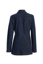 2be4A-Kadın Kol Yırtmaçlı Blazer Denim Ceket-Blazer Ceket-3-Milagron.com