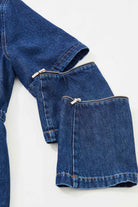 2be4A-Kadın Kolları Kısalabilen Denim Ceket-Ceket-4-Milagron.com