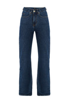 2be4A-Kadın Mid Rise Straight Denim Pantolon-Kot Pantolon-2-Milagron.com