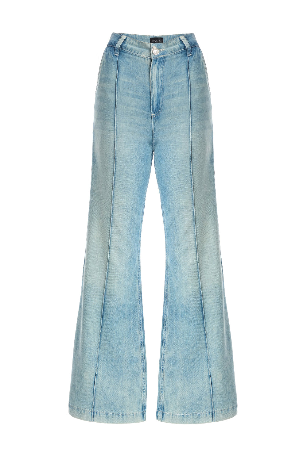 2be4A-Kadın önden Dikişli Bol Paça Denim Pantolon-1-Milagron.com