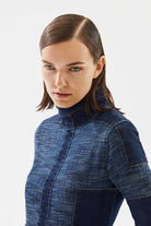 2be4A-Kadın Şeritli Denim Elbise-Elbise-5-Milagron.com