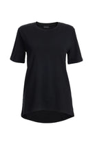 2be4A-Kadın Siyah Arkası Uzun Ttshirt-1-Milagron.com