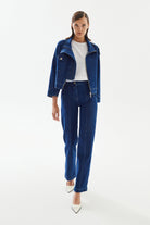 2be4A-Kadın Yüksel Bel Straight Denim Pantolon-Kot Pantolon-4-Milagron.com