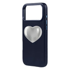 Silver Heart-Signature Leather Kılıf Magsafe Özellikli - Iphone 17 Pro Max