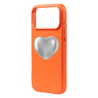 Silver Heart-Signature Leather Kılıf Magsafe Özellikli - Iphone 17 Pro Max