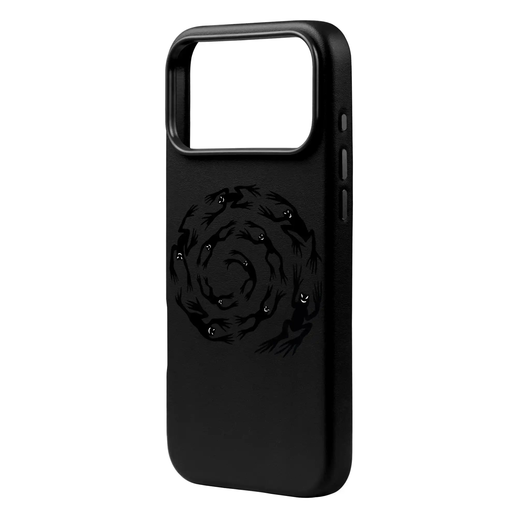 Swirling Frogs-Signature Leather Kılıf Magsafe Özellikli - Iphone 17 Pro