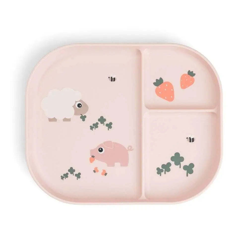 Done By Deer - Tiny Farm - Kaymaz Bölmeli Tabak - Pembe
