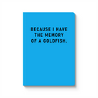Ohh Deer Tasarımı A5 128 Sayfa Yumuşak Kapak Çizgili Defter Memory Of A Goldfish 9505