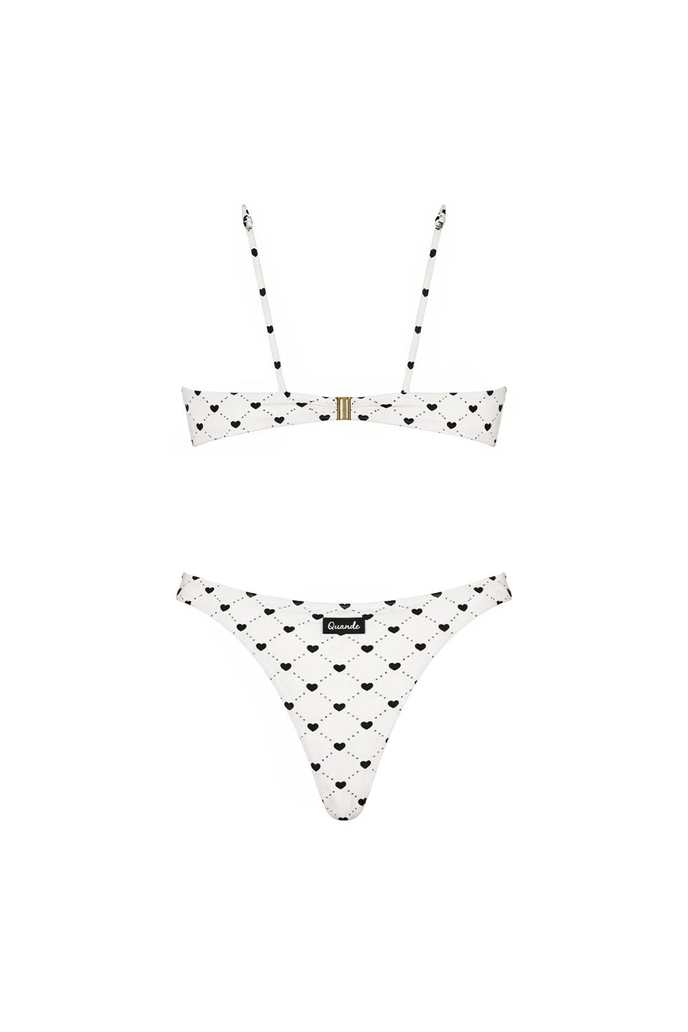 Quande-Sassy Crop Bikini // Qn-919 Tek Alt-Bikini & Mayo-3-Milagron.com